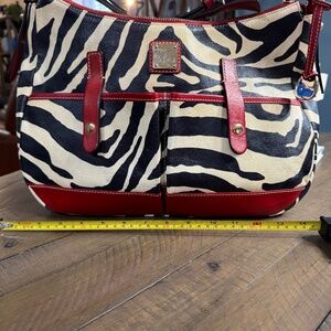 Dooney & Dourke zebra print purse